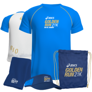 Kit Asics Golden Run - Etapa Rio