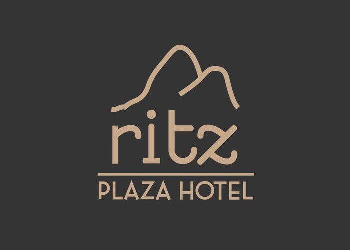 Logo do Ritz plaza hotel no Leblon
