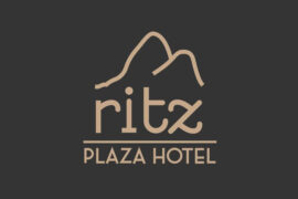 Logo do Ritz plaza hotel no Leblon