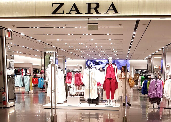 Loja Zara no Shopping Leblon
